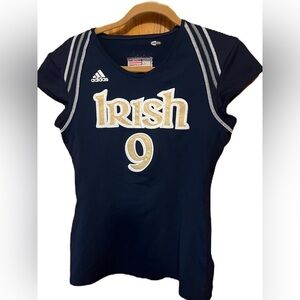Adidas Women's Navy and Gold Irish Jersey